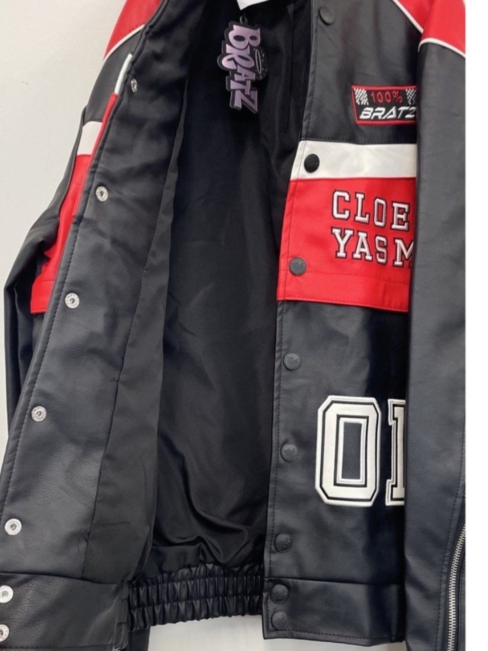 F21 BRATZ MOTO BOMBER JACKET - Picture 5 of 14